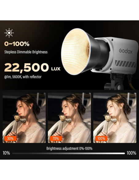 Godox ML60II Bi Luz LED Bi-Color 70W 2800-5600K 13000Lux