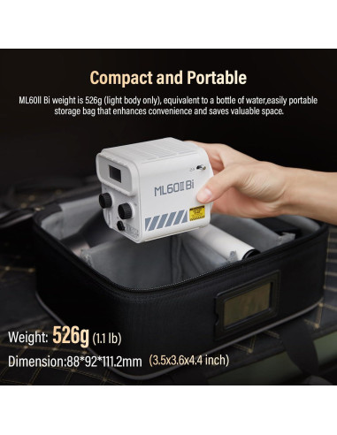 Godox ML60II Bi Luz LED Bi-Color 70W 2800-5600K 13000Lux