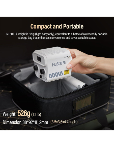 Godox ML60II Bi Luz LED Bi-Color 70W 2800-5600K 13000Lux