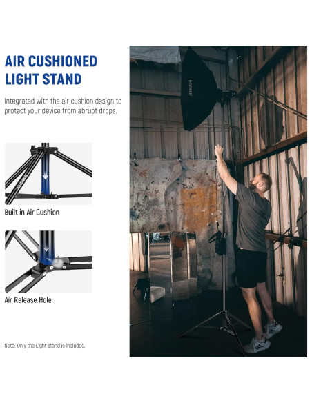 Soporte de Luz NEEWER 3m con Amortiguación de Aire y Metal