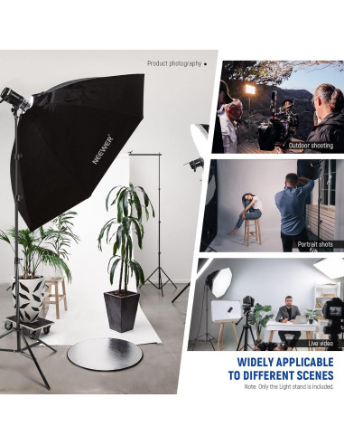 Soporte de Luz NEEWER 3m con Amortiguación de Aire y Metal