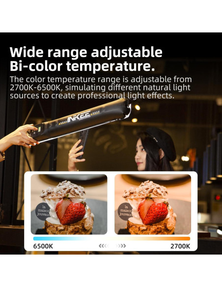 Varita de Luz LED INKEE GC12 Bi-Color 2700K-6500K 12W