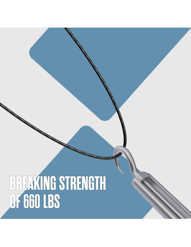 Cable de Acero Trenzado Houseables 1/16" (0.16 cm) 60.96 m