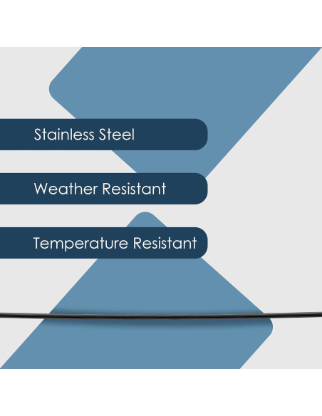 Cable de Acero Trenzado Houseables 1/16" (0.16 cm) 60.96 m