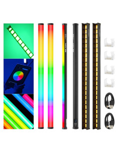 Bastón de Luz Portátil AMBITFUL A2 PLUS 30W RGB LED 2500K-8500K