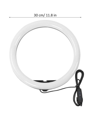 Luz de Relleno LED 30 cm ASHATA Regulable 3200K-5600K