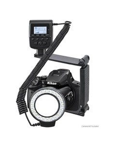 Luz de Anillo LED Doble Macro Digital Nc MR48 para Nikon P900