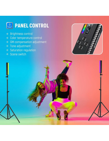 Barra de Luz RGB NEEWER 40W con Caja de Luz Fotográfica