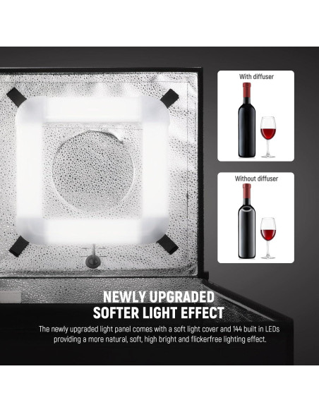 Barra de Luz RGB NEEWER 40W con Caja de Luz Fotográfica