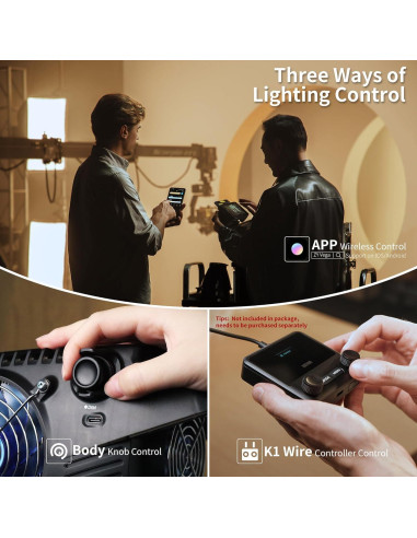 Luz de Video ZHIYUN MOLUS B500 500W COB LED 2700K-6500K