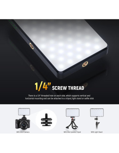 Luz LED para Selfie NEEWER Basics con Filtro CPL y Soporte