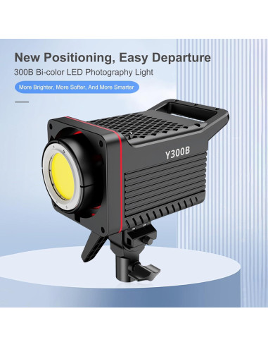 Luz de Video LED COB 300W JatureClets 2700K-6500K CRI 95+