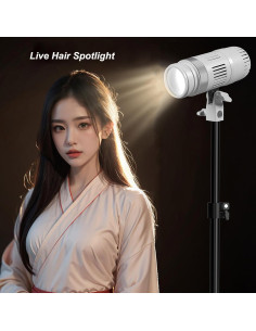 Foco LED Dimmable JatureClets 24W para Cabello Blanco 2