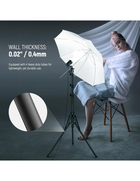 Soporte de Luz NEEWER ST178R Plegable 70" (178cm) Negro