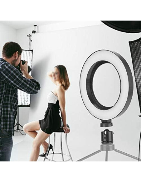 Luz LED 6" Ciciglow para Estudio, 1440-1800LM, 3 Modos