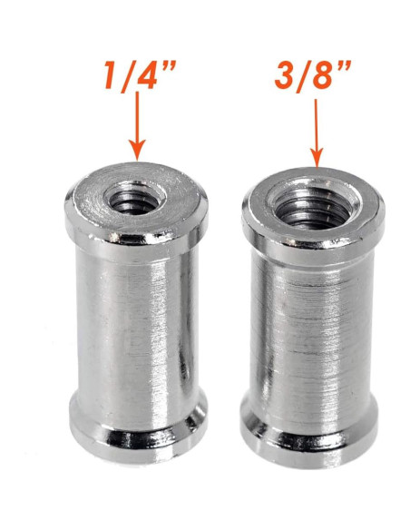 Adaptador Tornillo Macho 1/4" a 3/8" Cobre 32mm - 2 Paquetes