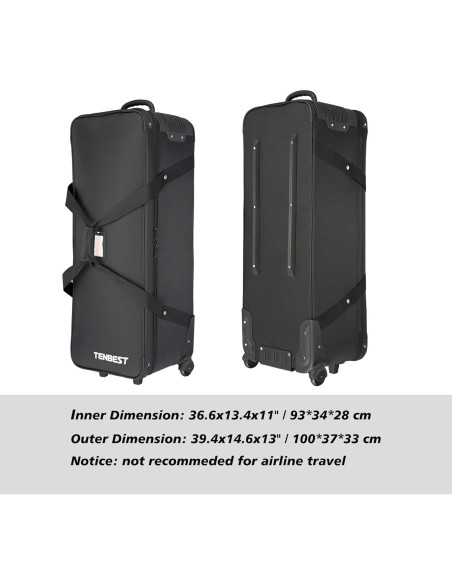 Bolsa Rodante para Cámara TENBEST 100cm con Ruedas y Divisores