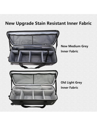 Bolsa Rodante para Cámara TENBEST 100cm con Ruedas y Divisores