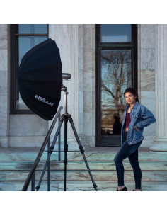 Paraguas Profundo Westcott Apollo 109cm Plateado Reflectante 2