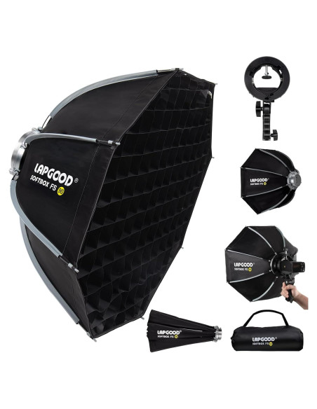 Softbox 90cm LAPGOOD FS90 para Fotografía Profesional