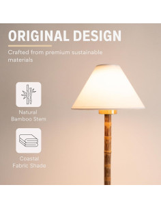 Lámpara de Mesa LED LUXE LYKOS 38 cm Batería Recargable Blanca 2