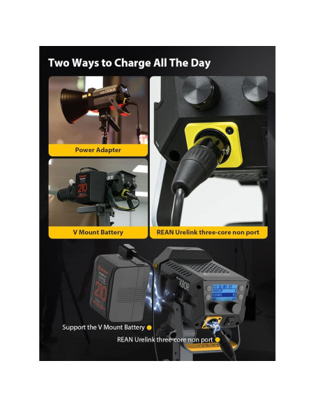 Luz de Video COLBOR CL220 220W Bi-Color 2700-6500K CRI96+