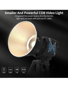 Luz de Video ZHIYUN MOLUS B100 100W COB LED 2700K-6500K 2