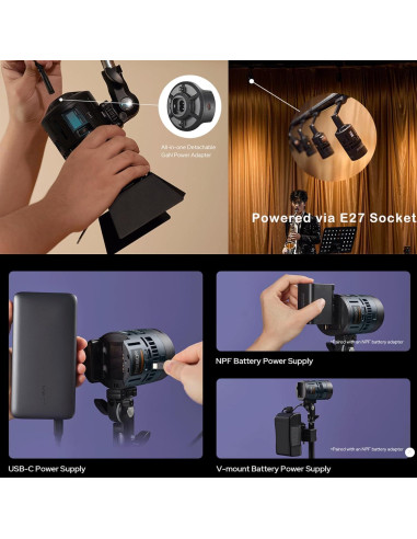 Godox MS60BI Luz de Video LED 60W Bi-Color CCT RGBW