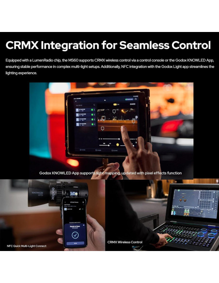 Godox MS60BI Luz de Video LED 60W Bi-Color CCT RGBW