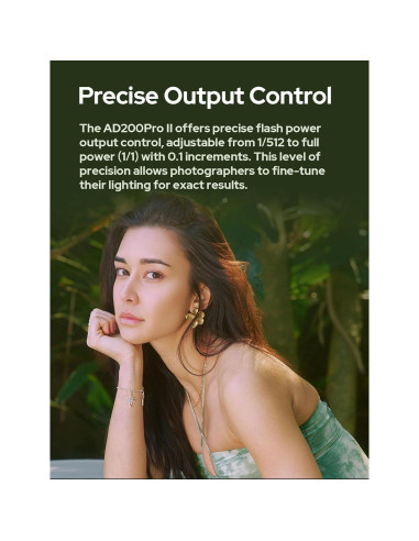 Flash Estroboscópico Godox AD200 Pro II 200Ws TTL Inalámbrico