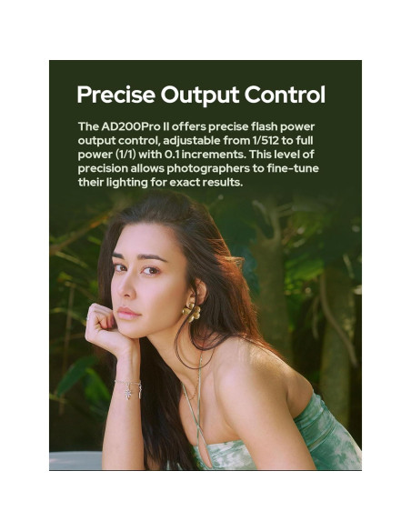 Flash Estroboscópico Godox AD200 Pro II 200Ws TTL Inalámbrico