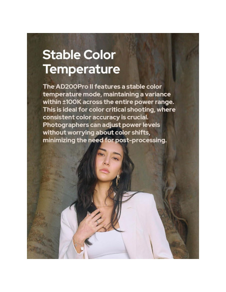 Flash Estroboscópico Godox AD200 Pro II 200Ws TTL Inalámbrico