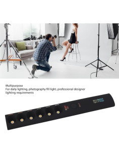 Varita de Luz LED Portátil Yosoo 2700K-6000K 6 Modos 2