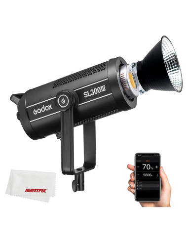Luz LED Godox SL300III 320W 5600K para Fotografía y Video