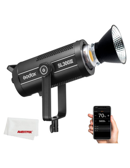 Luz LED Godox SL300III 320W 5600K para Fotografía y Video