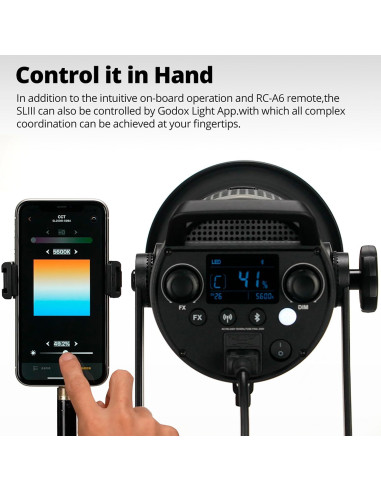 Luz LED Godox SL300III 320W 5600K para Fotografía y Video