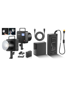 Flash Estroboscópico NEEWER Q4 400Ws TTL Batería 2800mAh