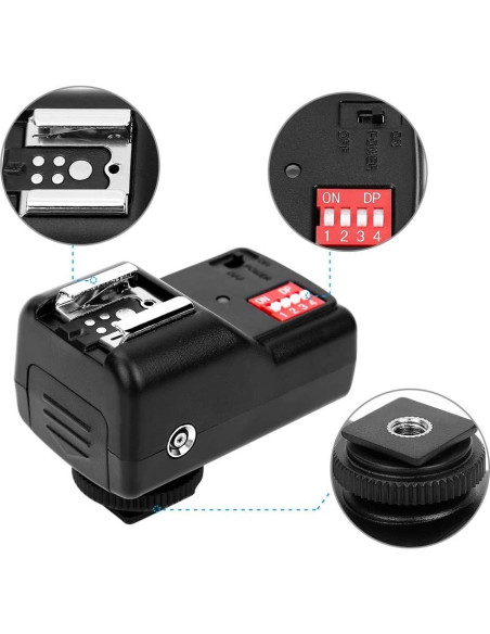 Disparador de Flash Inalámbrico Sanpyl 433MHz 16 Canales para Nikon