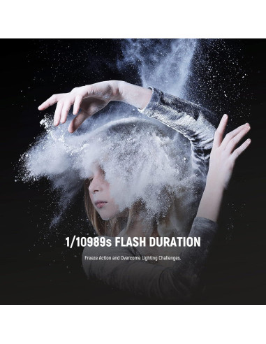 Flash Estroboscópico NEEWER Q4 400Ws TTL Batería 2800mAh