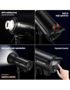 Kit de Flash de Estudio Godox DP1000III-V 1000Ws Inalámbrico 2