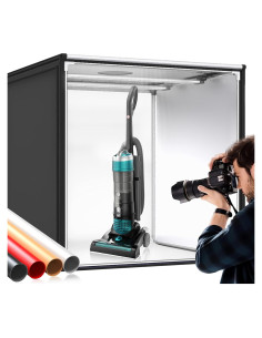 Caja de Luz SAMTIAN 80x80x80 cm con 126 LED y 4 Fondos