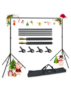 Kit de Soporte para Fondos LINCO 4171 Ajustable 3.05x1.98m