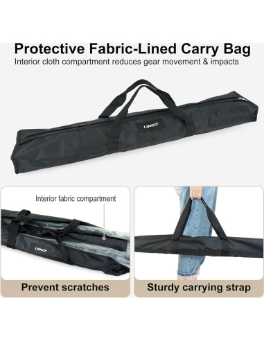 Kit de Soporte para Fondos LINCO 4171 Ajustable 3.05x1.98m