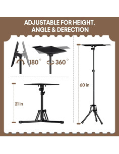 Soporte de Proyector Tripode KOOV Ajustable 50.8-154.9 cm 2
