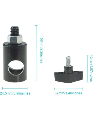 Adaptador Rápido 3PCS WELLMAKING 3/8" para Soporte de Luz