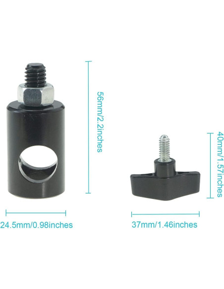 Adaptador Rápido 3PCS WELLMAKING 3/8" para Soporte de Luz