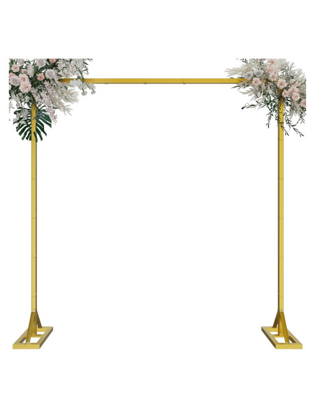 Soporte de Fondo Ajustable OGEMXU 2.5x2.4m Dorado