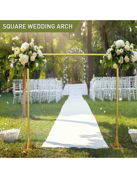 Soporte de Fondo Ajustable OGEMXU 2.5x2.4m Dorado