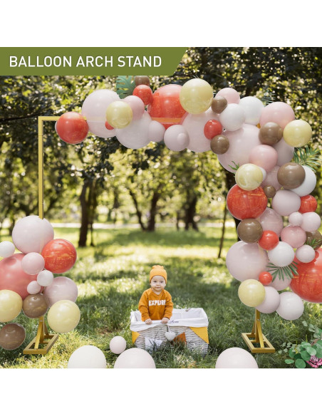 Soporte de Fondo Ajustable OGEMXU 2.5x2.4m Dorado