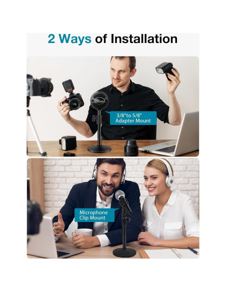 Soporte de Micrófono de Escritorio InnoGear Ajustable 26.9-39.1cm